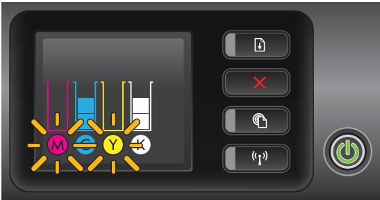 HP OFFICEJET 9012 - Signification des voyants du panneau de commande - 15