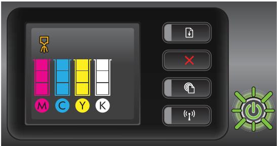 HP OFFICEJET 9012 - Signification des voyants du panneau de commande - 10