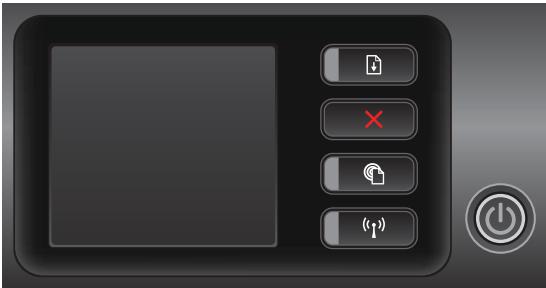 HP OFFICEJET 9012 - Signification des voyants du panneau de commande - 2