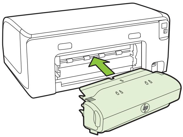 HP OFFICEJET 9012 - Pour installer l'accessoire recto verso - 1