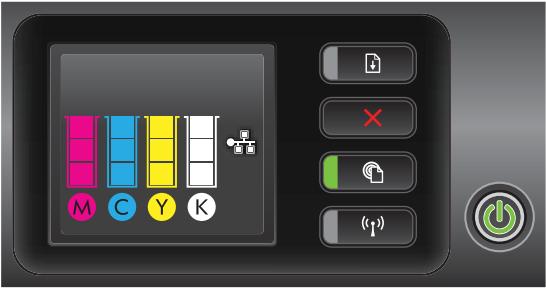 HP OFFICEJET 9012 - Signification des voyants du panneau de commande - 17