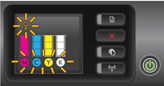 HP OFFICEJET 9012 - Signification des voyants du panneau de commande - 11