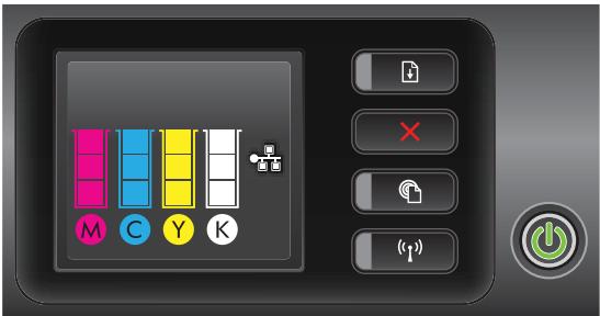 HP OFFICEJET 9012 - Signification des voyants du panneau de commande - 16