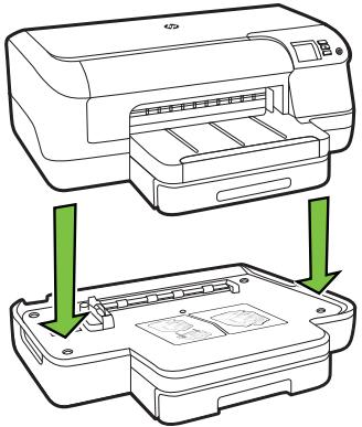 HP OFFICEJET 8730 - Pour installer le bac 2 - 1