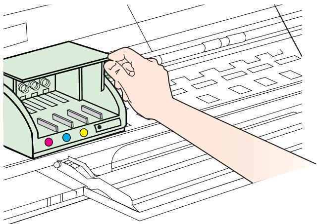 HP OFFICEJET 8730 - Retirez et réinstallé la tête d'impression - 2