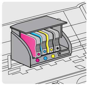 HP OFFICEJET 8730 - Pour remplacer les cartouches d'encre - 2