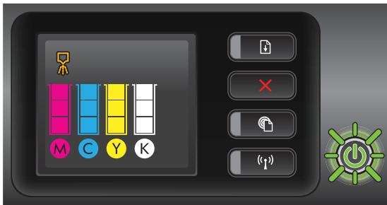 HP OFFICEJET 8730 - Description des voyants / Combinaison de voyants - 3