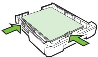 HP OFFICEJET 8730 - Pour charger des supports dans le bac 2 - 3