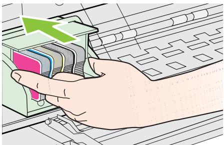 HP OFFICEJET 8730 - Retirez et réinstallé la tête d'impression - 4