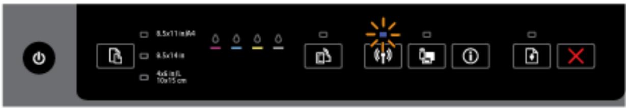 HP PAGEWIDE ENTERPRISE COLOR 765DN  -  PAGEWIDE ENTERPRISE COLOR 780DNS -  PAGEWIDE ENTERPRISE COLOR FLOW 785F - The Wireless button - 2