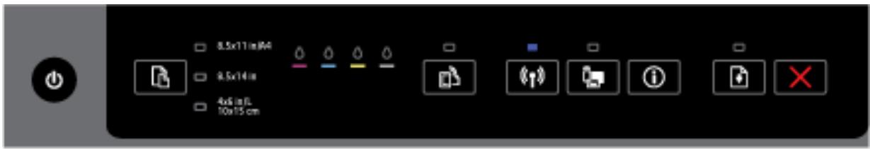 HP PAGEWIDE ENTERPRISE COLOR 765DN  -  PAGEWIDE ENTERPRISE COLOR 780DNS -  PAGEWIDE ENTERPRISE COLOR FLOW 785F - The Wireless button - 3
