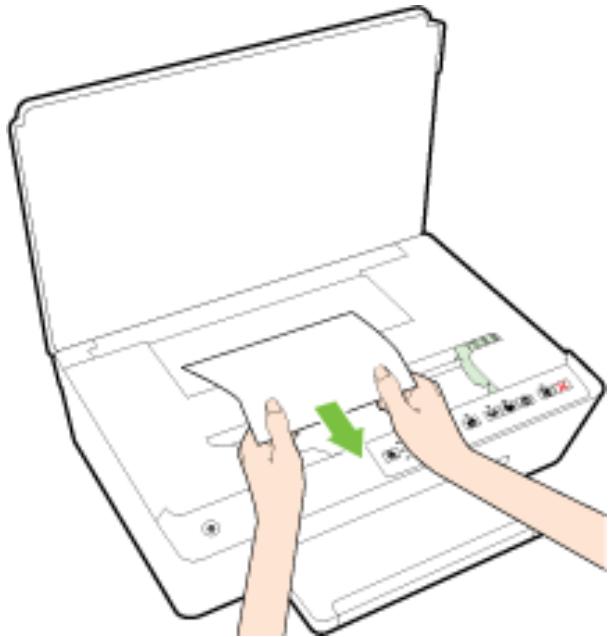 HP OFFICEJET 6820 - To clear a paper jam - 4