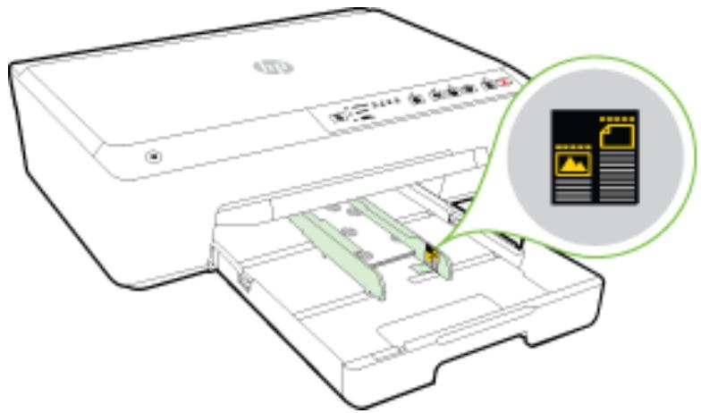 HP OFFICEJET 6820 - To load cards and photo paper - 3