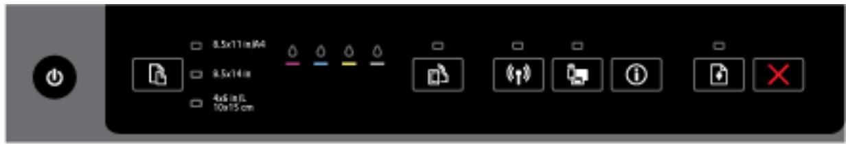 HP OFFICEJET 6820 - The Power button - 2