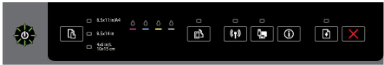HP OFFICEJET 6820 - The Power button - 3