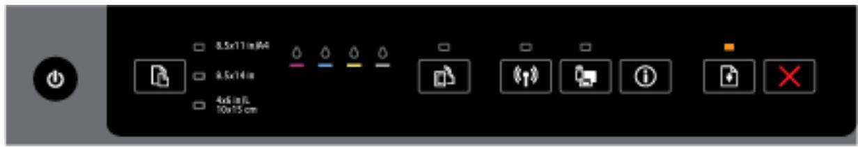 HP OFFICEJET 6820 - The Power button - 6