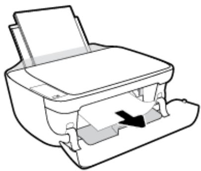 HP DESIGN Z5600 - Élimination d'un bourrage papier à partir de la porte d'accès des cartouches - 4