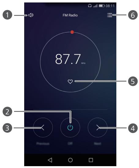 HUAWEI HONOR 7X - Écouter la radio FM - 1