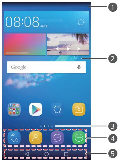 HUAWEI HONOR 7X - Écran d'accueil - 1