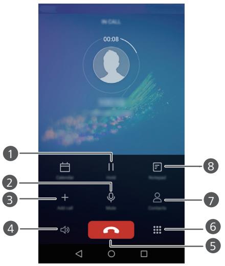 HUAWEI HONOR 7X - Menu appel - 1