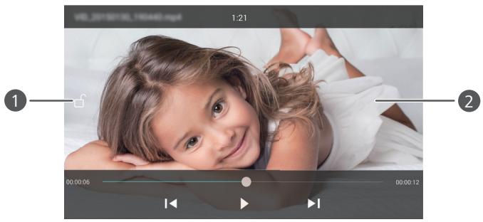 HUAWEI HONOR 7X - Visionner une vidéo - 1
