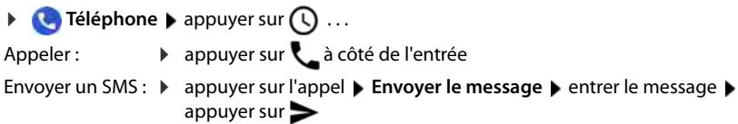 GIGASET GS160 - Contacter un appelant - 1