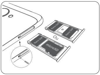 HUAWEI HONOR 5X - Insertion et retrait de cartes - 1