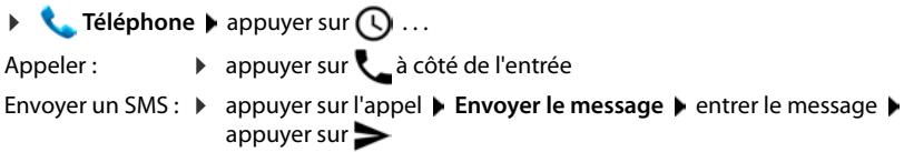 GIGASET GS80 - Contacter un appelant - 1