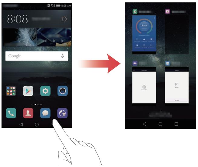 HUAWEI P30 LITE - Voir les applications récemment utilisées - 1