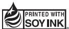 PRINTED WITH SOY INK®