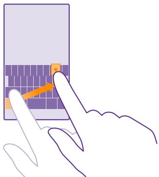 MICROSOFT LUMIA 540 - Saisir un nombre ou un caractère spécial - 2