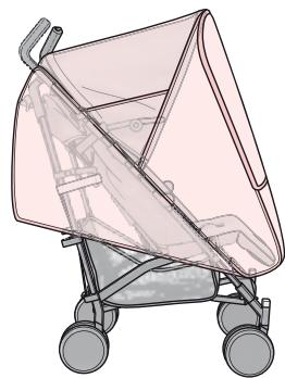 CONCORD TRIO WANDERER - Utilisation de la protection contre la pluie - 1