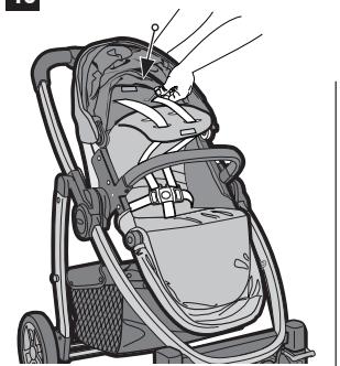 GRACO EVO XT - {Adjusting Harness Height Position} - 5