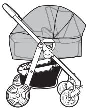 GRACO EVO XT - {Using the Carrycot Raincover (on certain models)} - 4