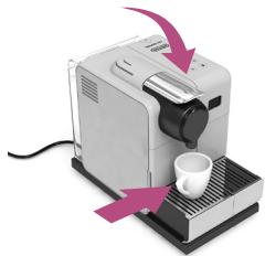 DELONGHI EMKP42.B PRESSION - PŘÍPRAVA KÁVY/KÁVÉ KÉSZÍTÉSE - 3