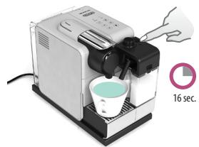 DELONGHI EMKP42.B PRESSION - DE ZUBEREITUNG VON CAPPUCCINO-LATTE MACCHIATO-WARMEM MILCHSCHAUM/ PREPARAZIONE CAPPUCCINO-LATTE MACCHIATO-SCHIUMA DI LATTE CALDA - 1