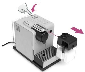 DELONGHI DINAMICA ECAM353.75B - VYPUSTENIE SYSTÉMU PRED OBDOBÍM NEPOUŽÍVANIA, PRI OCHRANE PRED MRAZOM ALEBO PRED PLÁNOVANOU OPRAVOU - 1