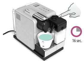 DELONGHI DINAMICA ECAM353.75B - PREPARACAO DE CAPPUCCINO-LATTE MACCHIATO-ESPUMA DE LEITE QUENTE - 1