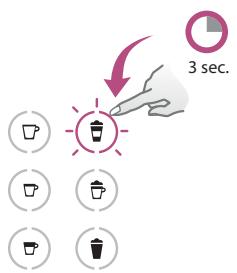 DELONGHI DINAMICA ECAM353.75B - HOEVEELHEID INSTellen VOOR CAPPUCCINO-LATTE MACCHIATO-WARM MELKSCHUIM/ ПОГРAMMATIŠMOŠ ПОŠOTHTAŠ ΓΙΑ CAPPUCCINO-LATTE MACCHIATO-ZEΤΟ AΦΡΟ ΓΑΛΑΚΤΟŠ - 1