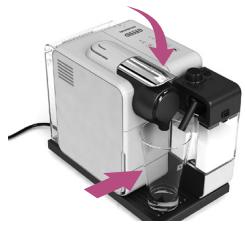 DELONGHI DINAMICA ECAM353.75B - PRÍPRAVA CAPPUCCINA-LATTE MACCHIATA-TEPLE MLEČNÉ PÉNY/ CAPPUCCINO-LATTE MACCHIATO-MELEG TEJHAB KESZITÉSE - 1