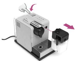 DELONGHI DINAMICA ECAM353.75B - PRZYWRACANIE ILOSCI DO USTAWIEN FABRYCZNYCH/BOCCTAHOBJIEHNE 3ABOДСКИX HACTPOEK OББEMA - 1
