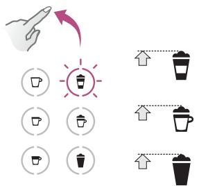 DELONGHI DINAMICA ECAM353.75B - PROGRAMOVÁNÍ OBJEMU CAPPUCCINA-LATTE MACCHIATA-TEPLE MLEČNÉ PěNY/ CAPPUCCINO-LATTE MACCHIATO-MELEG TEJHAB MENNYISEGENEK PROGRAMOZÁSA - 2