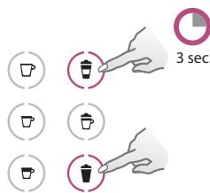 DELONGHI DINAMICA ECAM353.75B - RESTORING QUANTITY TO FACTORY SETTINGS/RéTABLIR LES RÉGLAGES USINE - 2