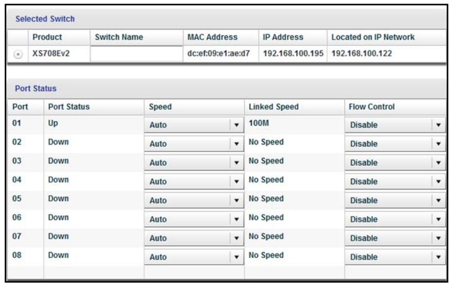 NETGEAR XS728T - To manage flow control: - 1