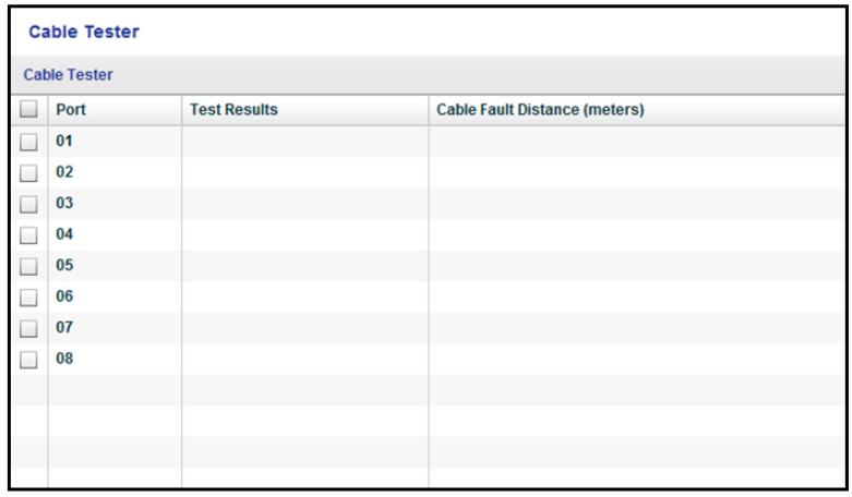 NETGEAR XS728T - To test a cable connection: - 1