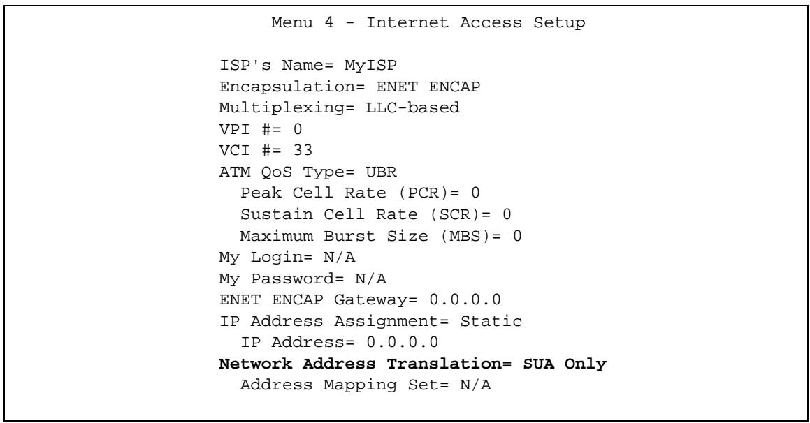ZYXEL ARMOR Z1 NWD6605 - Applying NAT - 1