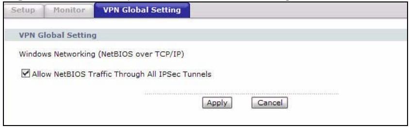 ZYXEL ARMOR Z1 NWD6605 - Configuring VPN Global Setting - 1