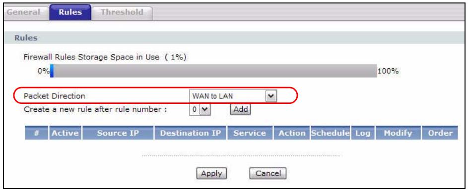 ZYXEL ARMOR Z1 NWD6605 - Firewall Rule Setup Example - 1