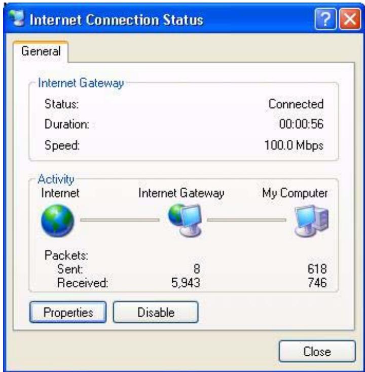 ZYXEL ARMOR Z1 NWD6605 - In the Internet Connection Properties window, click Settings to see the port mappings there were automatically created. - 5