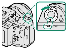 FUJIFILM X-T10 - Turn the camera on. - 1